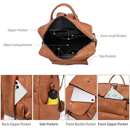 Fashionable Leather Designer Handbag Backpack for Women