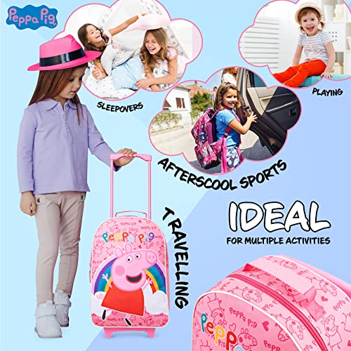 Peppa Pig Girls' Foldable Designer Trolley Suitcase