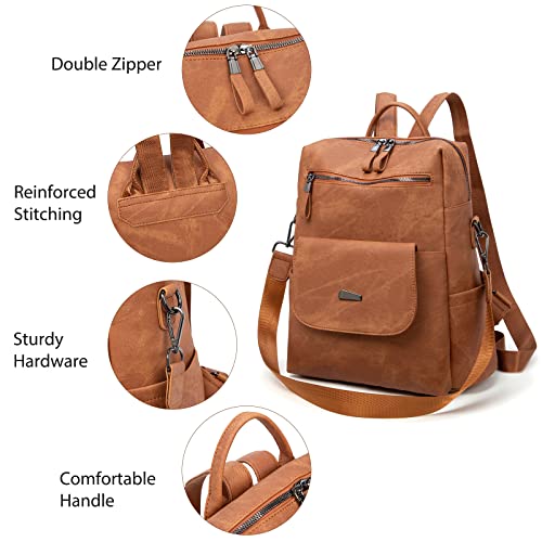 Fashionable Leather Designer Handbag Backpack for Women