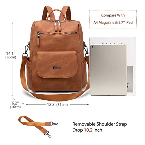 Fashionable Leather Designer Handbag Backpack for Women
