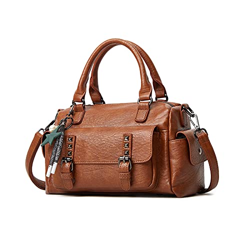 Brown Retro Crossbody Handbag by Nicole & Doris