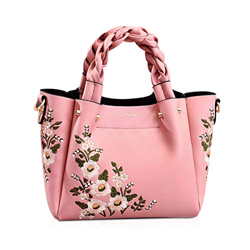 Lässig rosa Handtasche - Nicole & Doris, Kunstleder