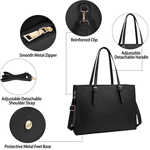 NUBILY Large Leather Tote Bag for Women