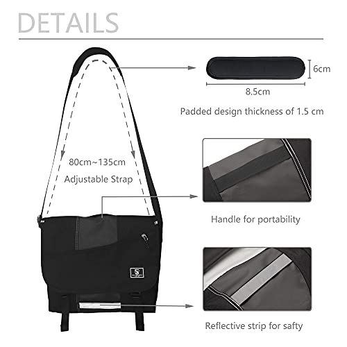 Designer Men's Waterproof Laptop Shoulder Bag