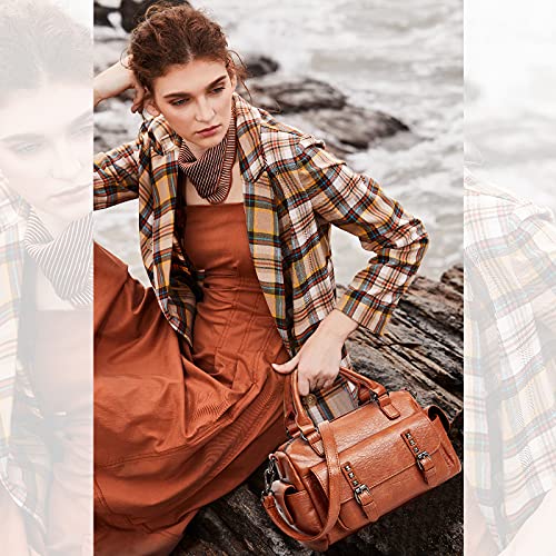 Brown Retro Crossbody Handbag by Nicole & Doris