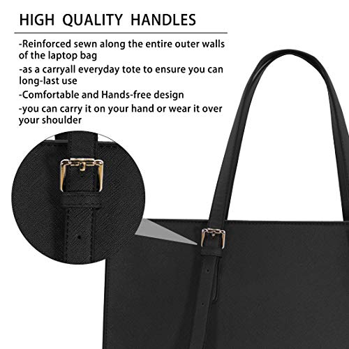 NUBILY Large Leather Tote Bag for Women
