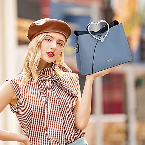 NICOLE & DORIS Women's Blue Crossbody Handbag