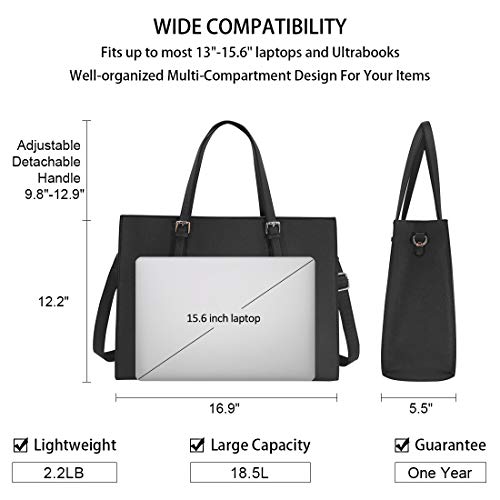 NUBILY Large Leather Tote Bag for Women