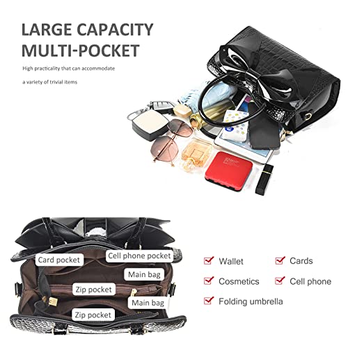 Pink Patent Leather Designer Handbags by NICOLE & DORIS