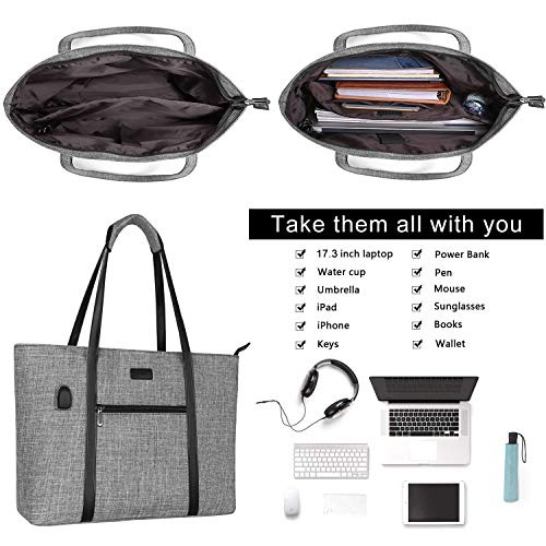 MOSISO Laptop Tote Bag for Women, MacBook Compatible