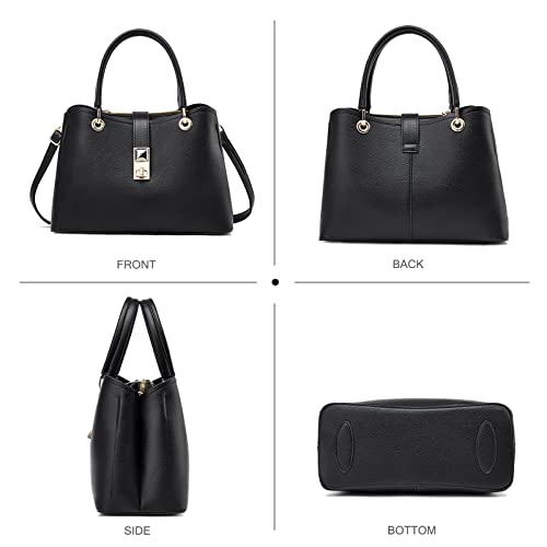 Elegant White Designer Handbag with Multiple Compartments