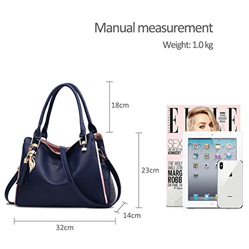 Designer Dark Blue Hobo Shoulder Bag for Women