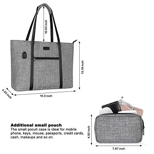 MOSISO Laptop Tote Bag for Women, MacBook Compatible