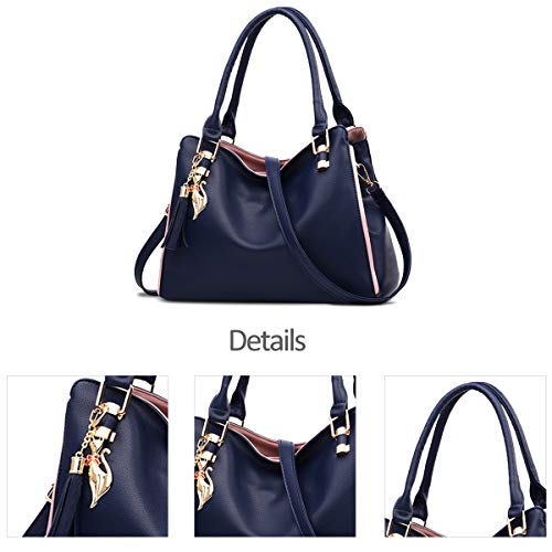 Designer Dark Blue Hobo Shoulder Bag for Women