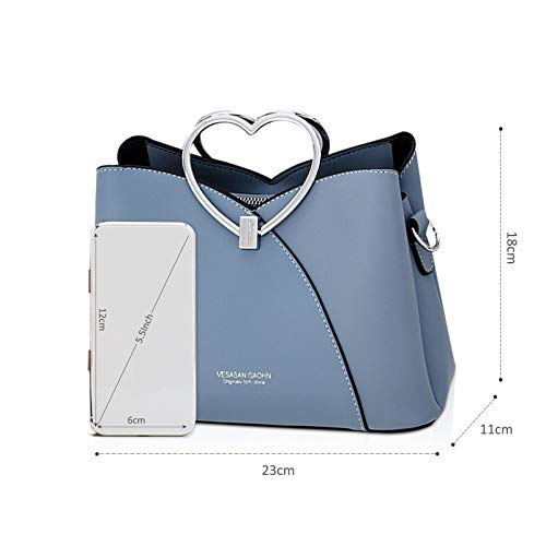 NICOLE & DORIS Women's Blue Crossbody Handbag