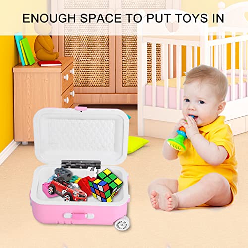 Pink Mini Travel Suitcase for Kids - Designer Handbag