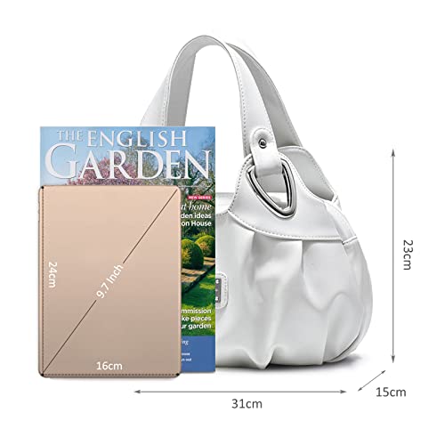 NICOLE & DORIS Damen Handtasche, Schultertasche, modisch, Design, Blumenmotiv