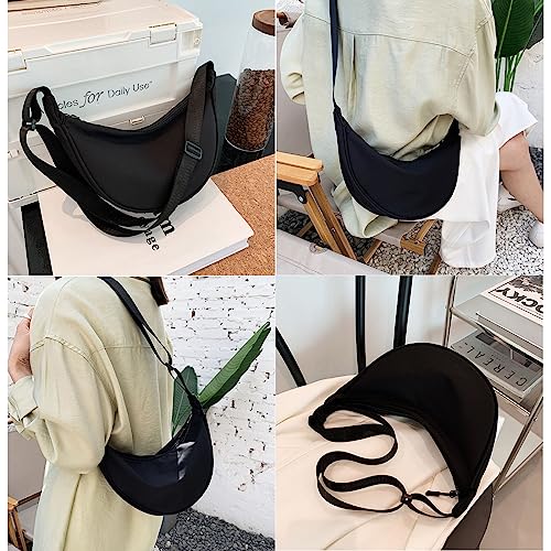 Black Crossbody Bag - Lightweight Shoulder Bag for Travel