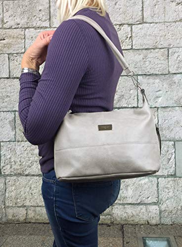 Italian Fashion Styled Medium Size Navy Handbag