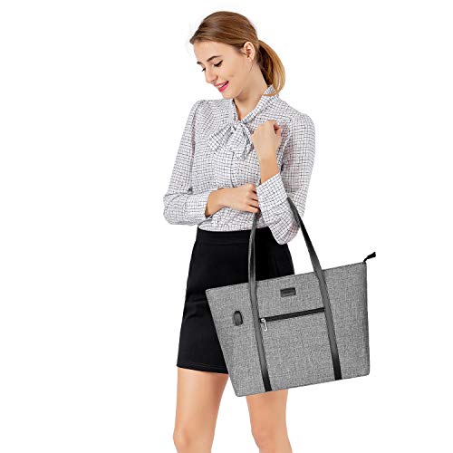MOSISO Laptop Tote Bag for Women, MacBook Compatible