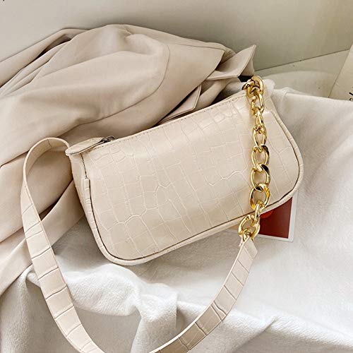 Crocodile-Patterned Designer Leather Handbag for Ladies