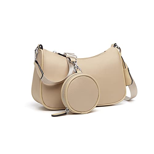 Miss Lulu Crossbody Bag with Coin Bag, Nylon Material