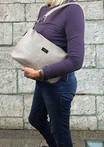 Italian Fashion Styled Medium Size Navy Handbag