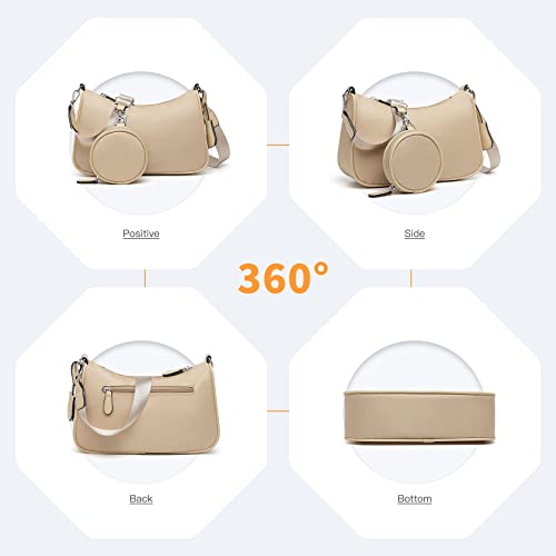 Miss Lulu Crossbody Bag with Coin Bag, Nylon Material