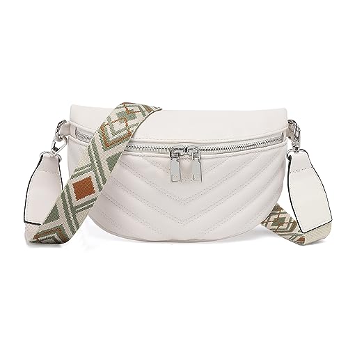 Miss Lulu Damen Designer Crossbody Handtasche - Verstellbarer Riemen