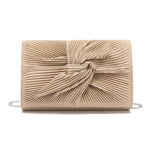 Miss Lulu Bow Glitter Clutch: Elegant Evening Handbag