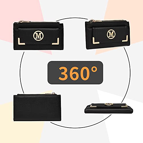 Miss Lulu Women's Front Pocket Compartment Wallet