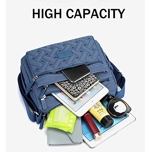 Milky Way Multifunctional Crossbody Handbag - Blue