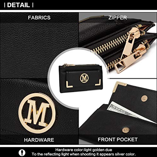 Miss Lulu Women's Front Pocket Compartment Wallet