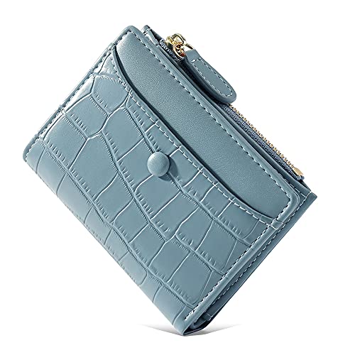Stylish Blue Stone Pattern Wallet for Women - MEEGIRL