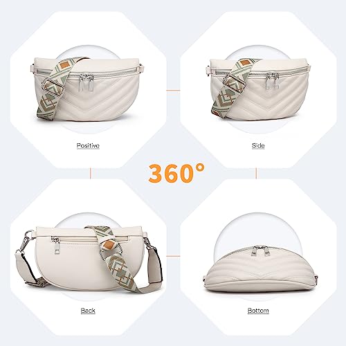 Miss Lulu Damen Designer Crossbody Handtasche - Verstellbarer Riemen