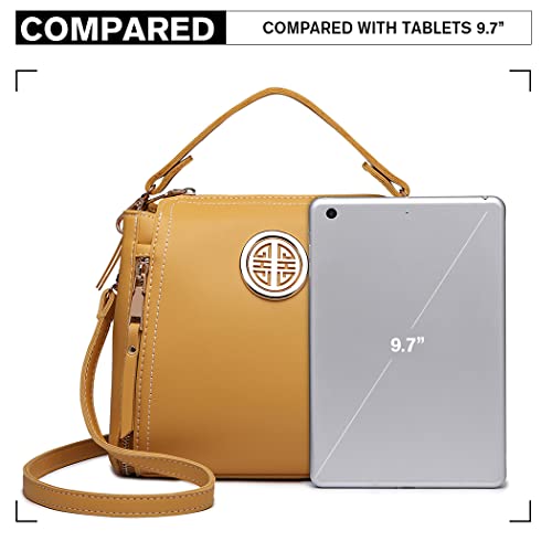 Miss Lulu Women's Designer Shoulder Crossbody Bag - Yellow