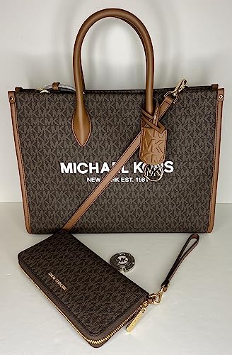 Michael Kors Mirella Logo Tote with Wallet & Purse Hook