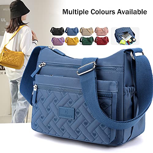 Milky Way Multifunctional Crossbody Handbag - Blue