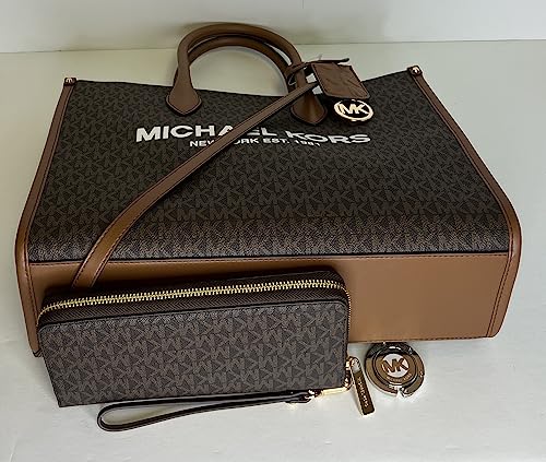 Michael Kors Mirella Logo Tote with Wallet & Purse Hook