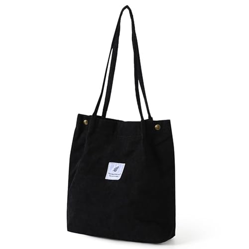 MAGOSIS Large Corduroy Tote Bag for Women