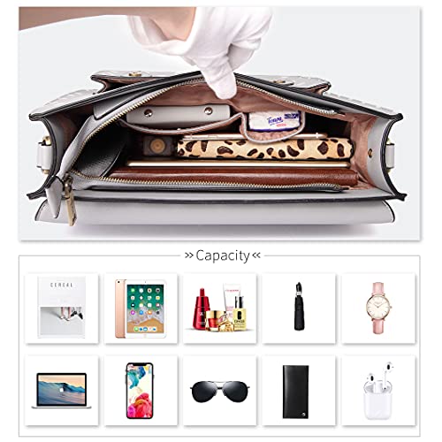 Miss Lulu Polka Dot Faux Leather Satchel Handbag