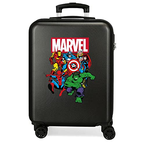 Marvel Avengers Black Cabin Suitcase - 34L Capacity