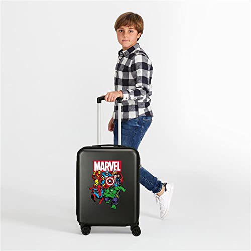 Marvel Avengers Black Cabin Suitcase - 34L Capacity