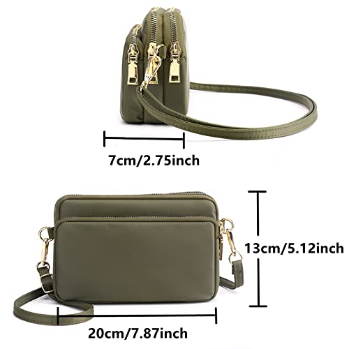 Blue Designer Crossbody Bag, Multiple Pockets, Casual