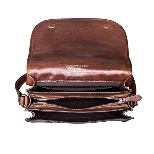 Maxwell Scott Women's Leather Medium Saddle Handbag | MedollaM