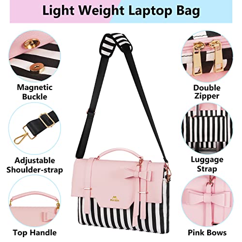 Cute Pink Designer Laptop Bag for Women
