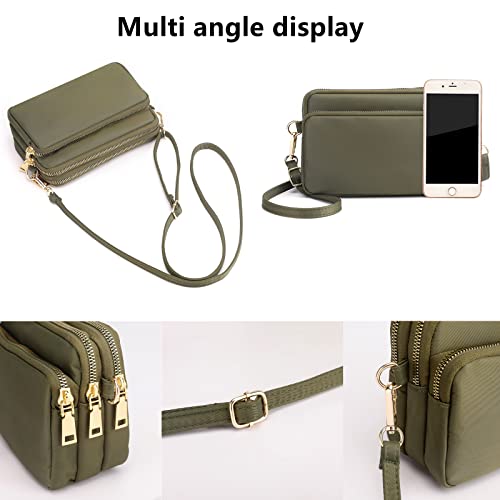 Blue Designer Crossbody Bag, Multiple Pockets, Casual