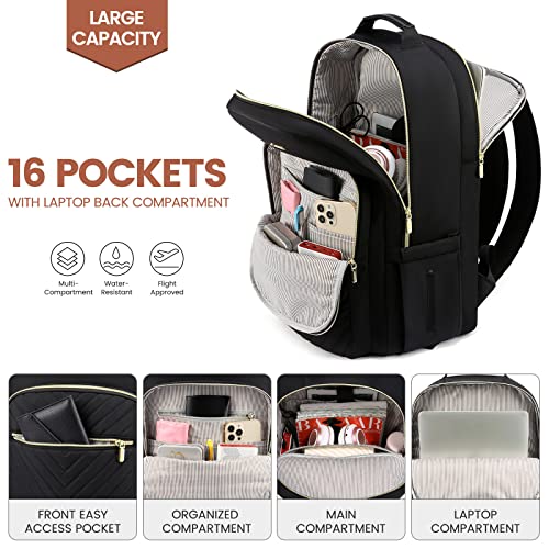 LOVEVOOK Chic and Lightweight Women's Laptop Backpack
