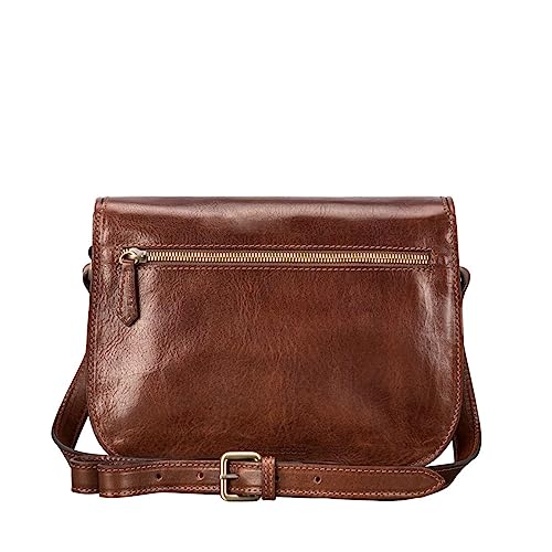 Maxwell Scott Women's Leather Medium Saddle Handbag | MedollaM