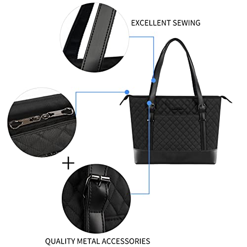 KROSER Designer 15.6" Laptop Tote Bag with USB Port